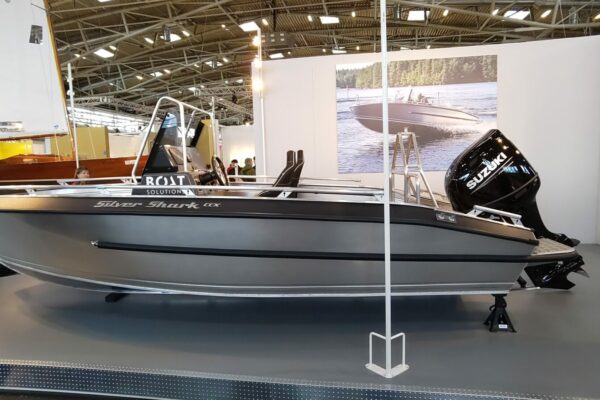 Silver Shark CCX auf der EXEMPLA 2023 | Boat Solutions, Utting am Ammersee